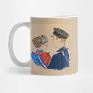 Prince & Princess of Wales at the Coronation Mug